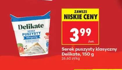 Serek puszysty klasyczny Delikate
