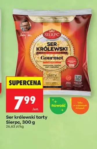 Ser Królewski tarty Gourmet Sierpc bez laktozy