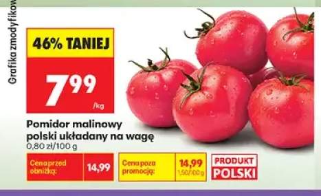 Pomidor malinowy polski układany na wagę