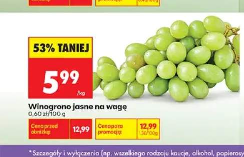 Winogrona jasne