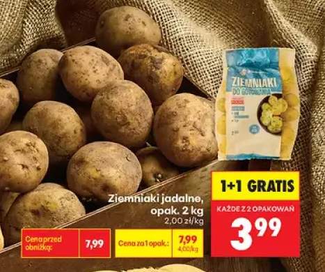 Ziemniaki jadalne do gotowania Biedronka