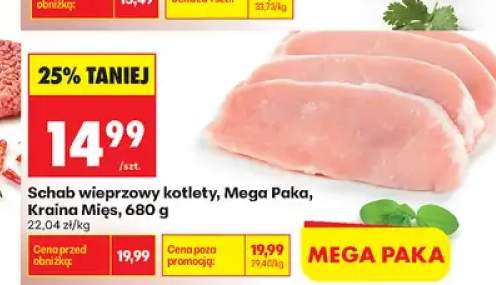 Schab wieprzowy kotlety Mega Paka Kraina Mięs