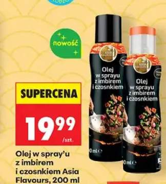 Olej w sprayu z imbirem i czosnkiem Asia Flavours