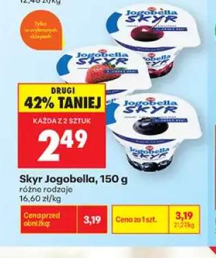 Jogurt Jogobella Skyr truskawka
