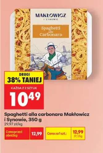 Spaghetti alla carbonara Makłowicz i Synowie