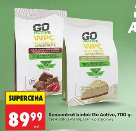 Koncentrat białek Go Active WPC czekolada z wiśnią +1 wariant