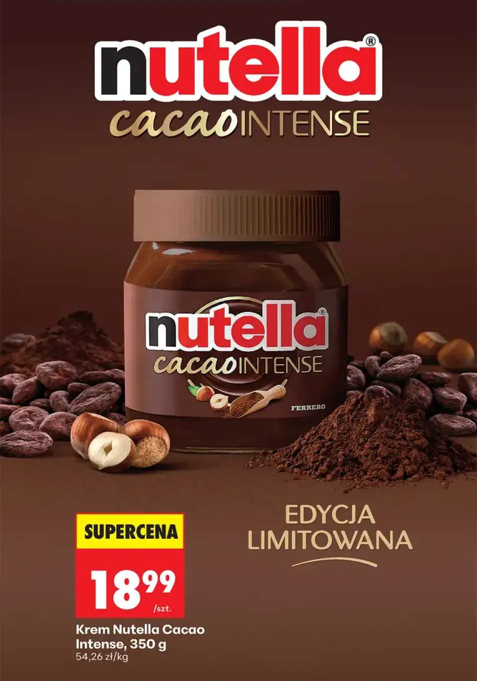 Krem Nutella Cacao Intense