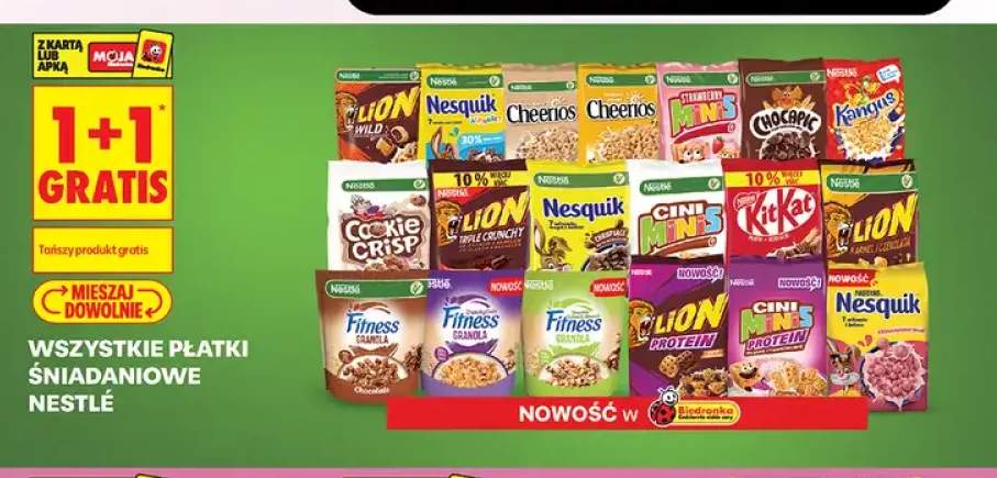 Płatki śniadaniowe Nestlé