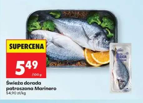 Świeża dorada patroszona Marinero