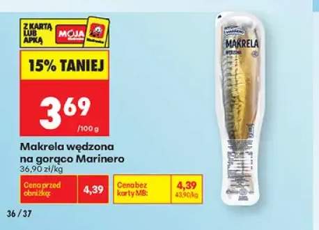 Makrela wędzona na gorąco Marinero