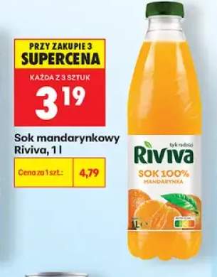 Sok mandarynkowy 100% Riviva