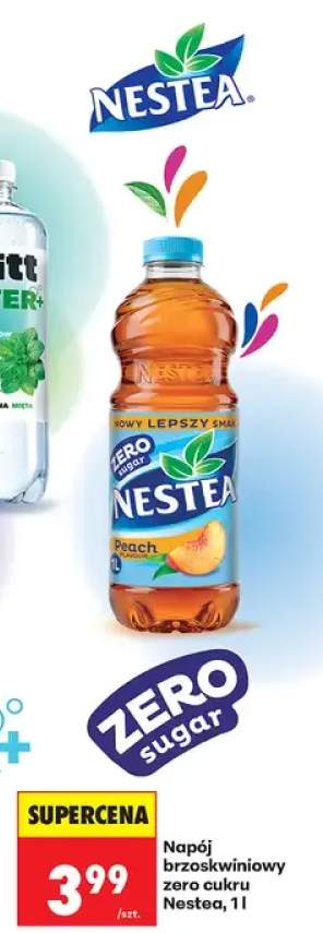 Napój brzoskwiniowy zero cukru Nestea