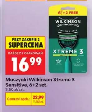 Maszynki do golenia Wilkinson Sword Xtreme 3 Sensitive 8-pak