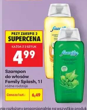 Szampon do włosów Family Splash z pokrzywą