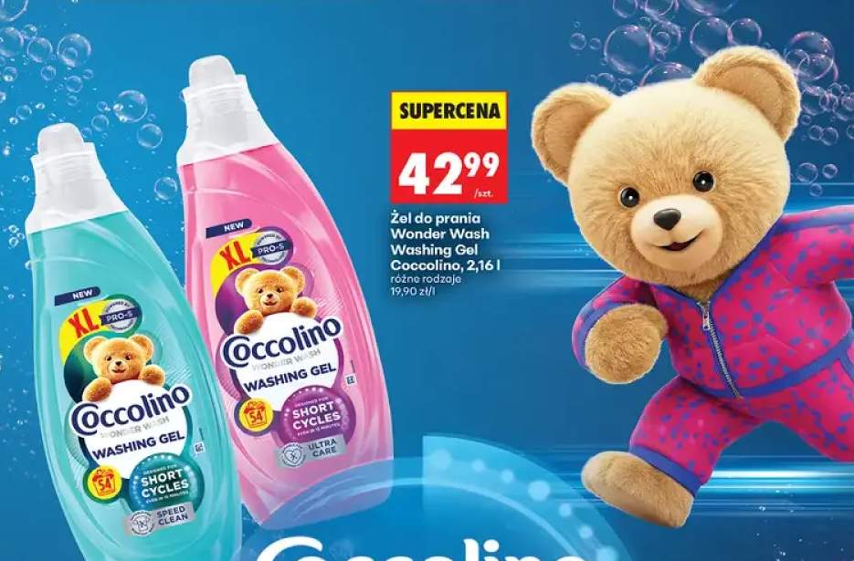 Żel do prania Coccolino Wonder Wash Speed Clean