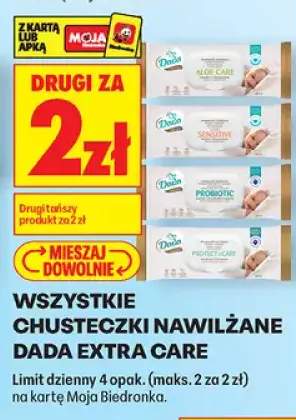 Chusteczki nawilżane Dada Extra Care Aloe