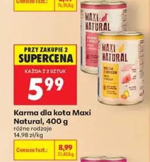 Karma dla kota Maxi Natural Kurczak z indykiem