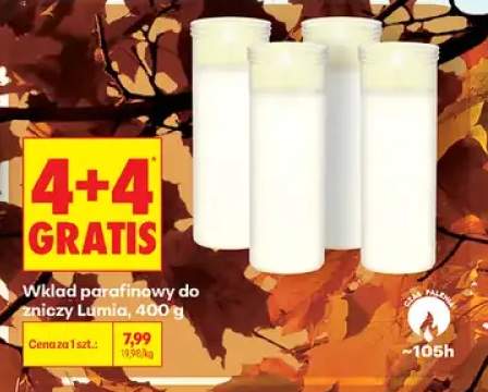 Wkład parafinowy do zniczy Lumia