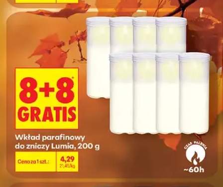 Wkład parafinowy do zniczy Lumia