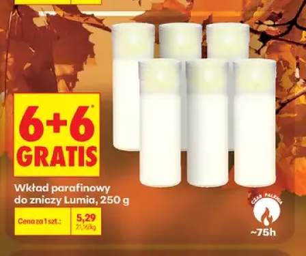 Wkład parafinowy do zniczy Lumia