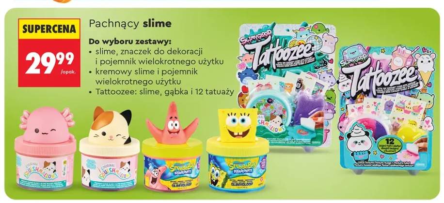Pachnący slime ze znaczkiem do dekoracji i pojemnikiem wielokrotnego użytku +2 warianty