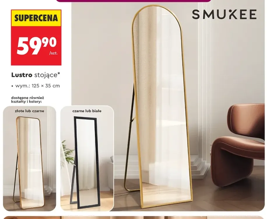 Lustro stojące Smukee