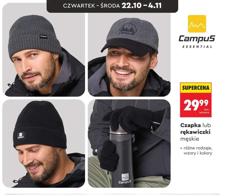 Czapka męska Campus +1 wariant
