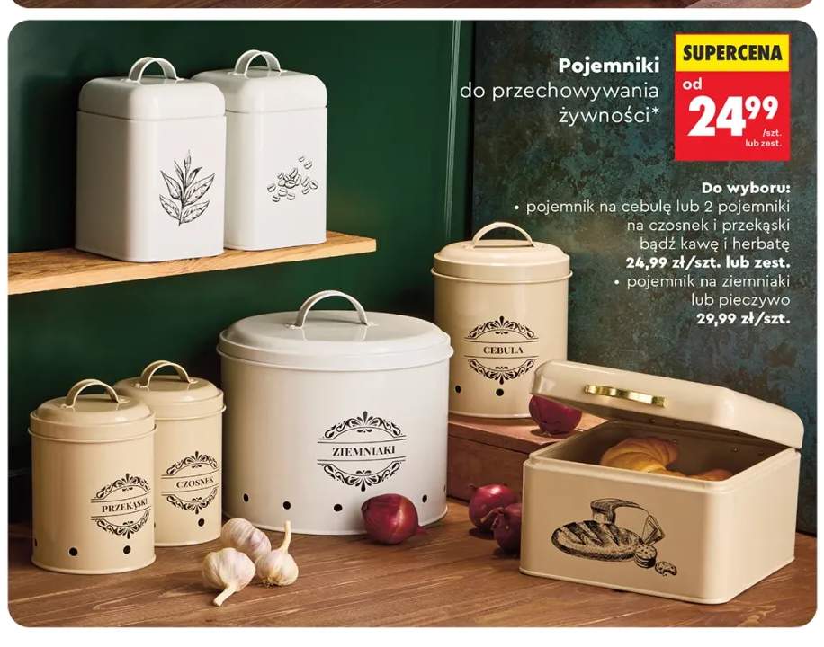 Pojemnik do przechowywania żywności na cebulę Smukee +4 warianty