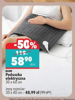 Poduszka elektryczna 30x60 cm Blow +1 wariant