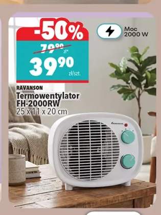 Termowentylator FH-2000RW Ravanson