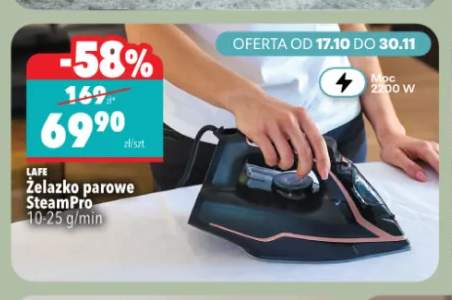 Żelazko parowe SteamPro 10-25 g/min Lafe