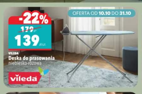 Deska do prasowania niebiesko-różowa Vileda