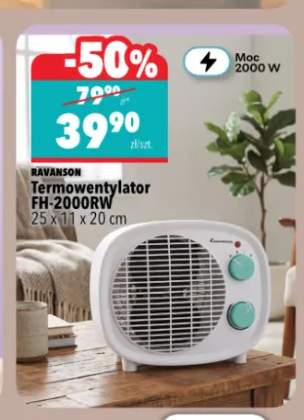 Termowentylator FH-2000RW Ravanson