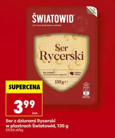 Ser z dziurami Rycerski w plastrach Światowid