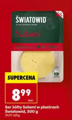 Ser żółty salami w plastrach Światowid