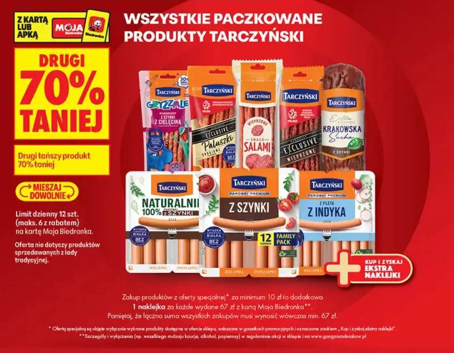 Paczkowane produkty Tarczyński +8 wariantów