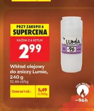 Wkład olejowy do zniczy Lumia