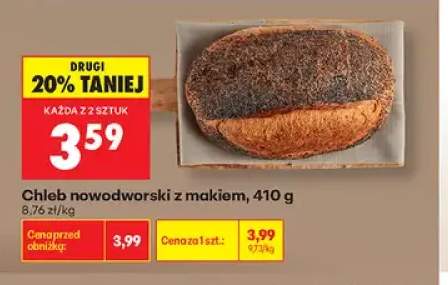 Chleb nowodworski z makiem