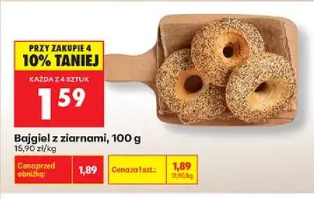 Bajgiel z ziarnami
