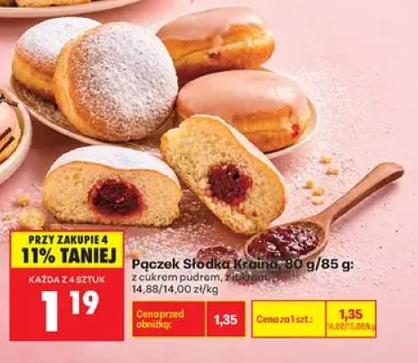Pączek z lukrem Słodka Kraina +1 wariant