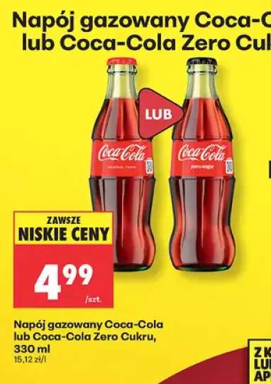 Napój gazowany Coca-Cola Zero Cukru +1 wariant