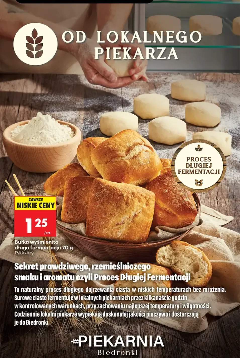 Bułka wyśmienita długa fermentacja