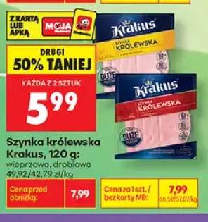 Szynka królewska Krakus wieprzowa +1 wariant