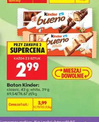 Baton Kinder Bueno classic +1 wariant