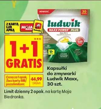 Kapsułki do zmywarki Ludwik Maxx