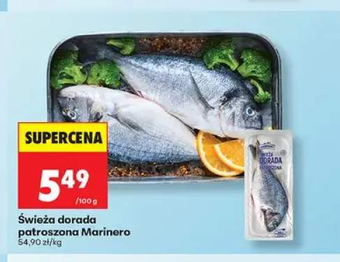 Świeża dorada patroszona Marinero
