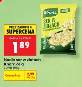 Nudle ser w ziołach Knorr