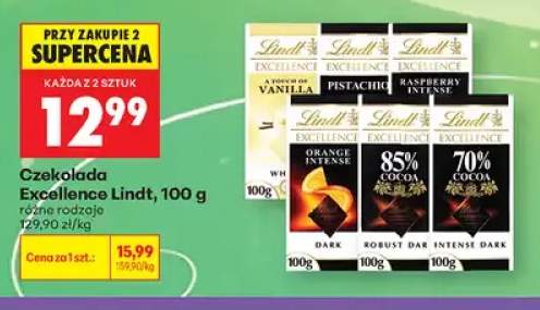 Czekolada Excellence Lindt A Touch of Vanilla +5 wariantów