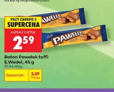Baton Pawełek toffi E.Wedel