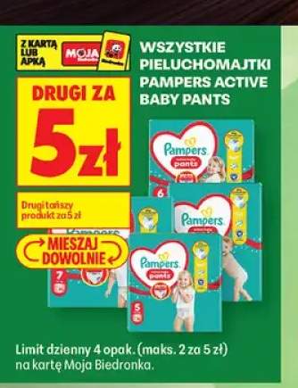 Pieluchomajtki Pampers Active Baby Pants